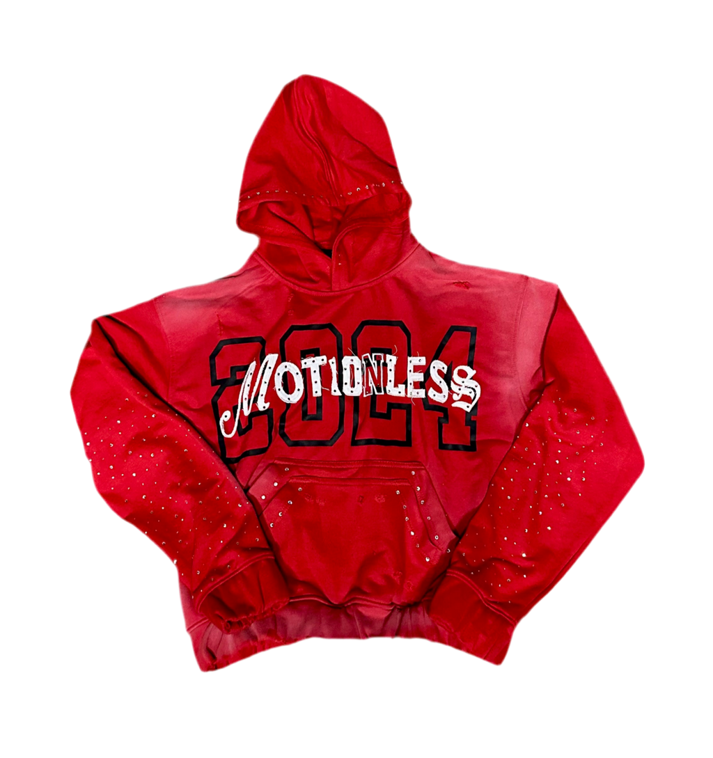 Red “Established” Hoodie