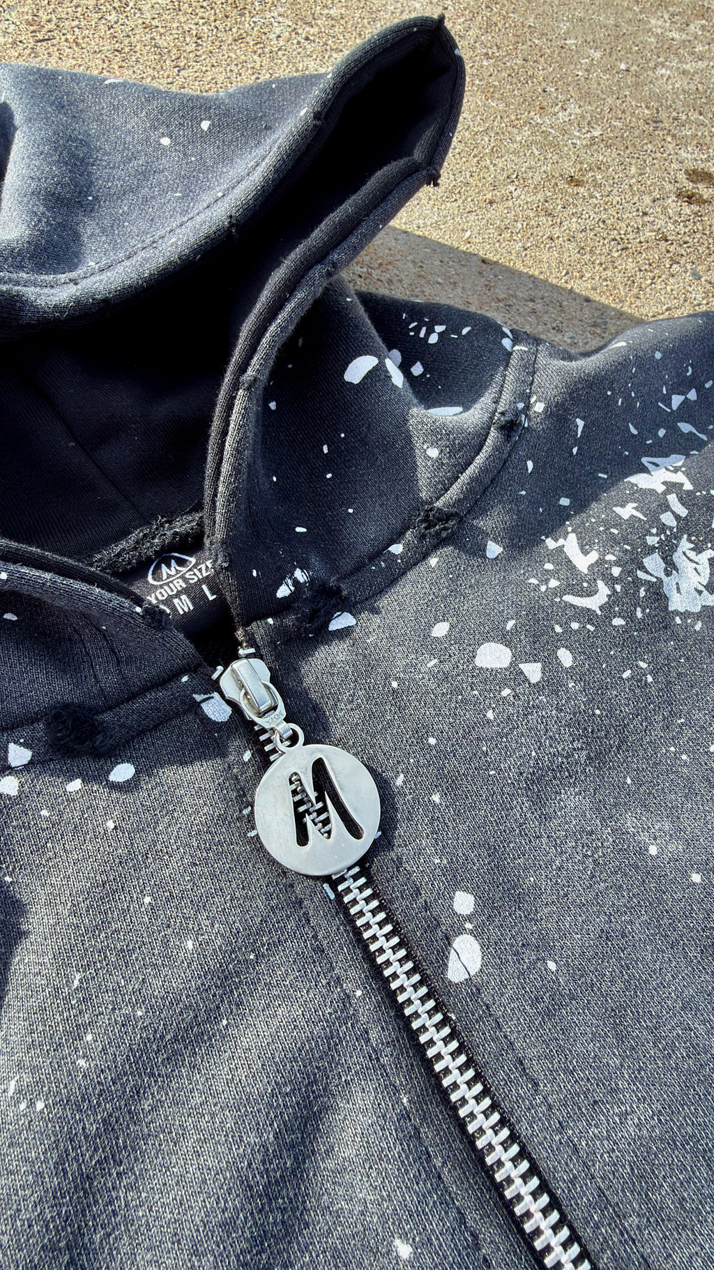 “Controlled Chaos” Zip Hoodie