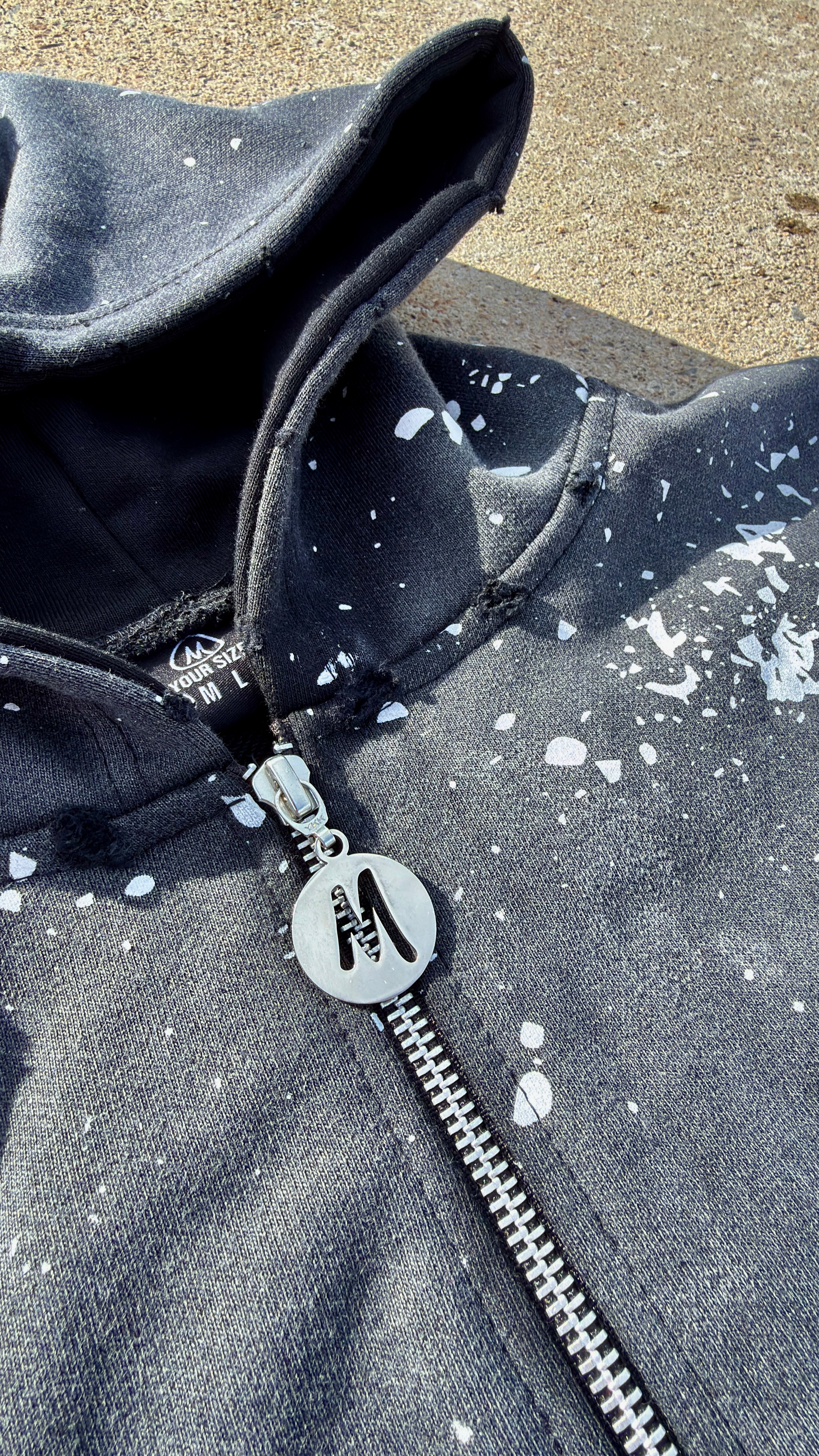 “Controlled Chaos” Zip Hoodie