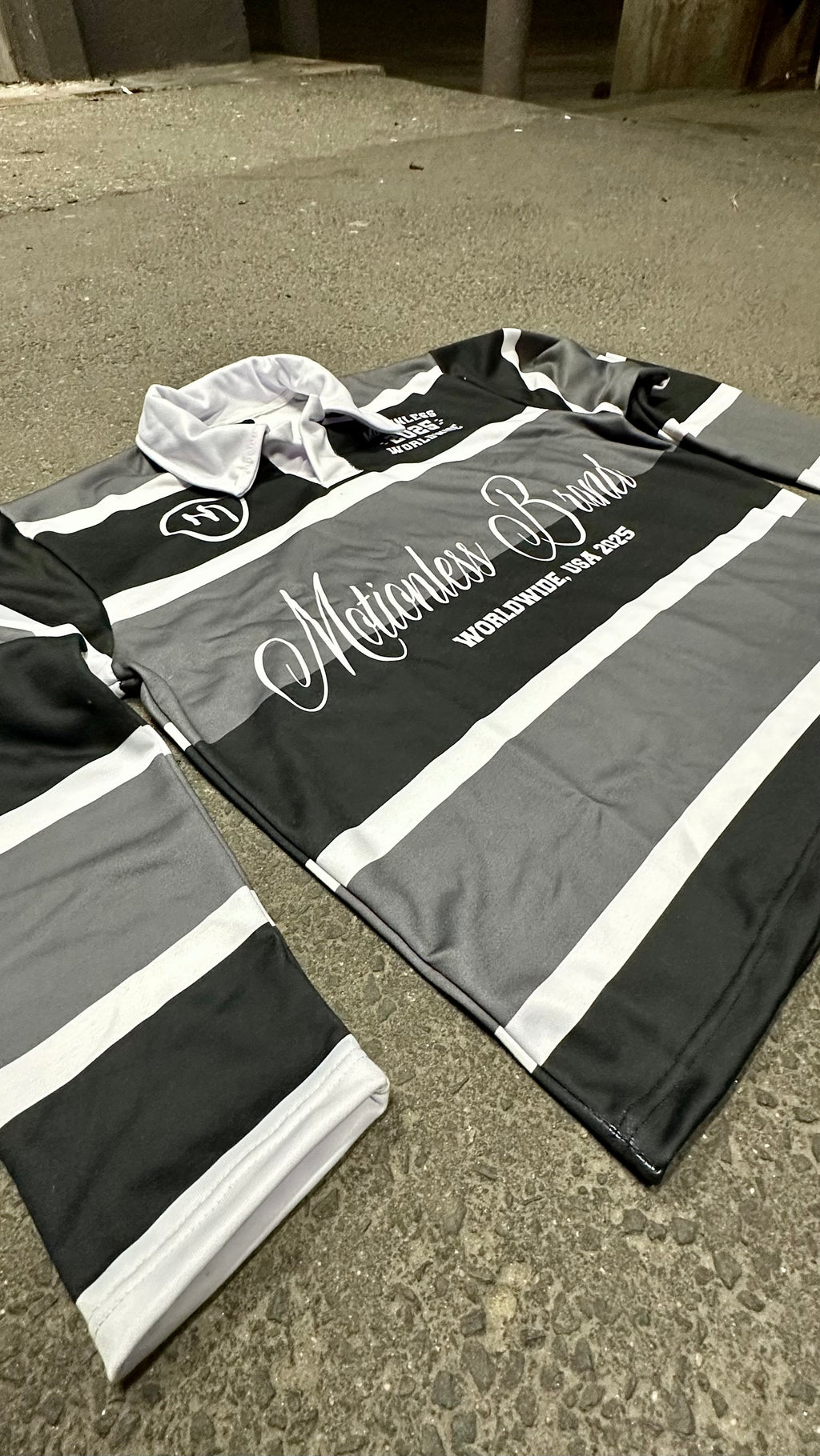 Black “Motionless U” Rugby