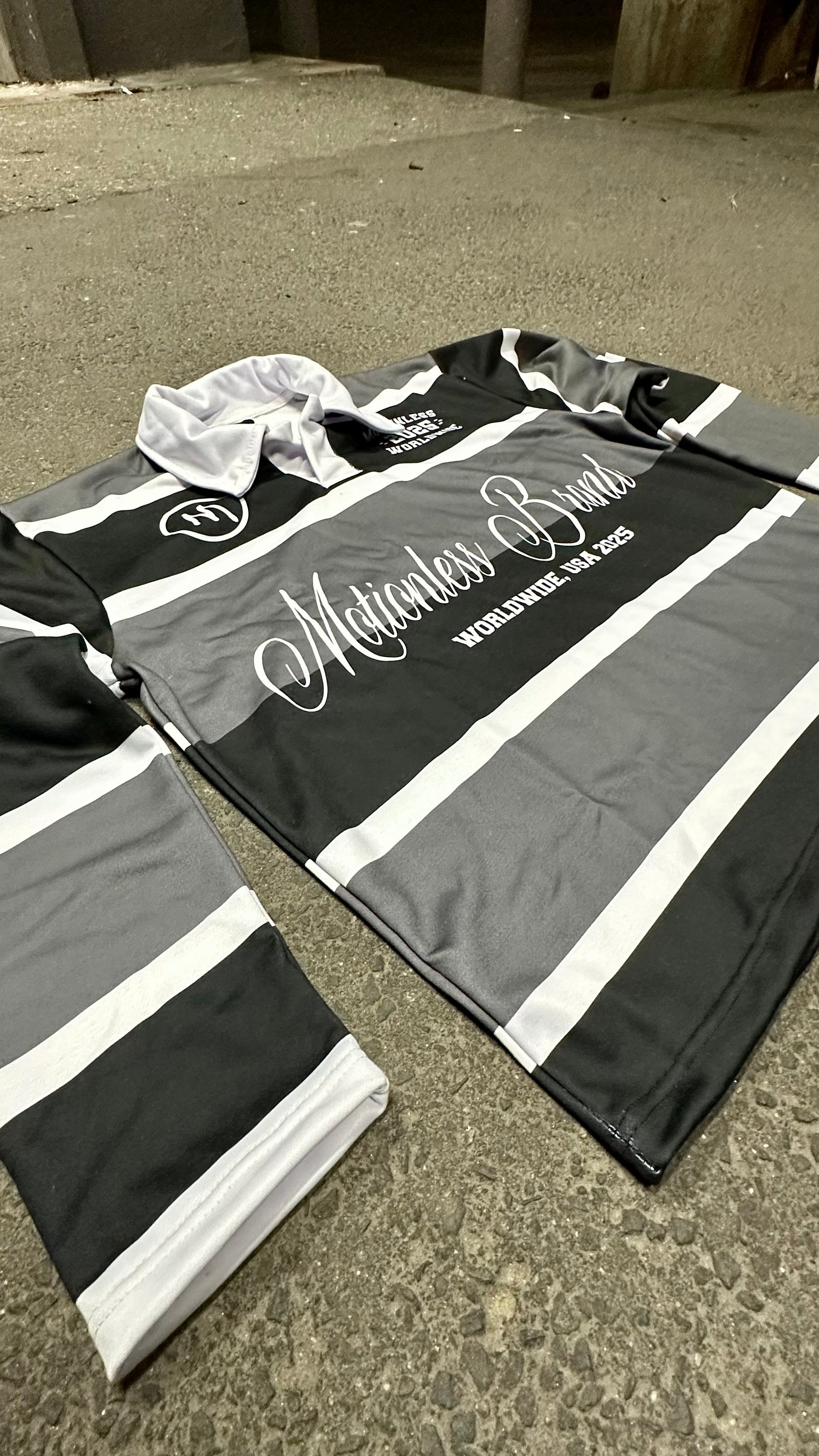 Black “Motionless U” Rugby